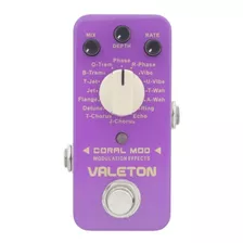 Pedal De Efecto Valeton Coral Mod Cme-1 Lila