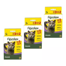 3 Fiprolex Gatos Pague 2 Leve 3 - Ceva - Envio Imediato