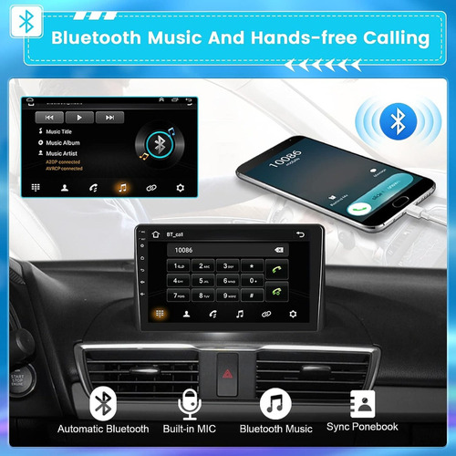 Radio Mazda3 Axela 2013-18 Android 10 Para Coche Estreo Gps Foto 6