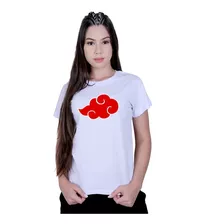 Camiseta Feminina Anime Naruto Akatsuki Baby Look 