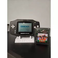 Nintendo Gameboy Advance + Cartucho Donkey Kong Original Impecável + Stand