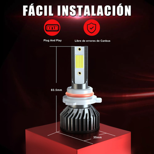 12000lm 9012 Faros Led Y Antiniebla Para Fiat 500x 2016-2023 Foto 6