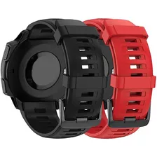 2 Mallas De Silicona Garmin Instinct 2/ Solar/ Tactical _i