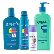 Dermaglós Solar Combo Protección Corporal Facial Adultos