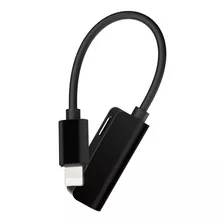 Adaptador Duplo De Fone E Carregador Ideal P/ Iphones 