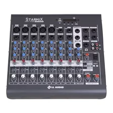 Mesa De Som Linha Starmix Xms Xms802r 8 Canais