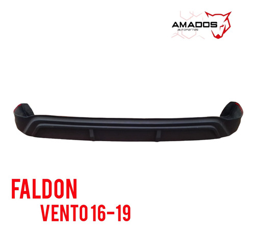 Faldn Vw Vento 16 - 19 Bumper Trasero Fv Foto 8