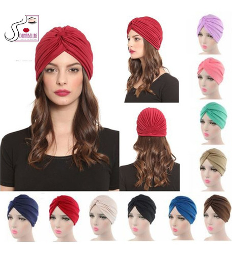 Gorro Turbante Oncológico Suave Y Elegante Varios Colores