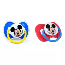 Chupón Disney Baby Mickey Mouse 2pz Azul