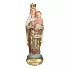 Imagem Nossa Senhora Virgem Do Carmo 14,5cm Resina