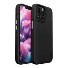 Capinha Protectora Shield Negro Compatible iPhone 13 Pro Max Color Negro Geométrico