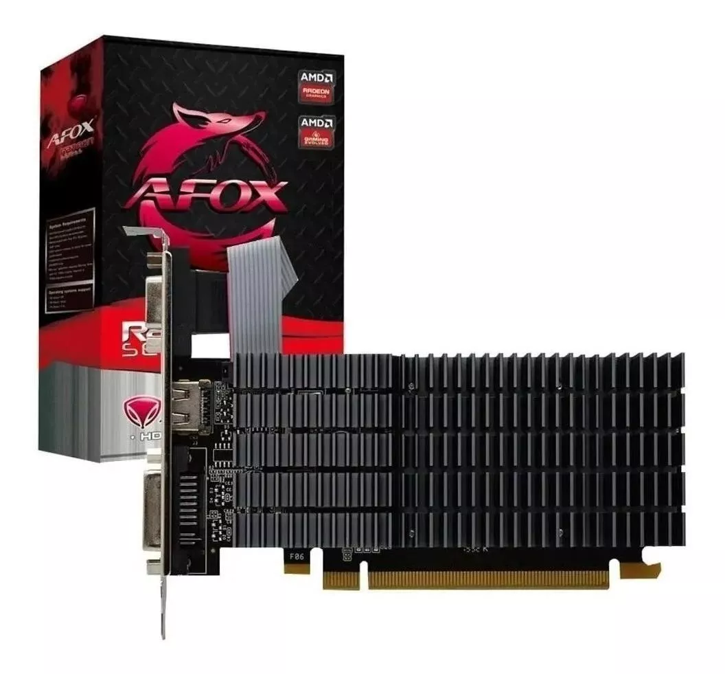 Placa De Vídeo Amd Afox Radeon R5 Series R5 220 Afr5220-2048d3l9-v2 2gb