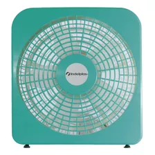 Turbo Ventilador Deco Iv D12 Indelplas 12 Diseño Verde/blanco Vintage Potente 220v