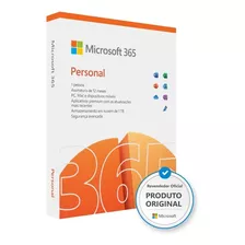 Microsoft 365 Personal 1 Usuário Box Qq2-01386 Envio Digital