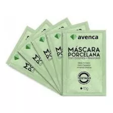 5 Sachês Avenca Máscara Porcelana Facial Clareador 10g 