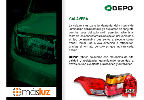 1- Calavera Ext Derecha Ml350 2012/2015 Depo Foto 5