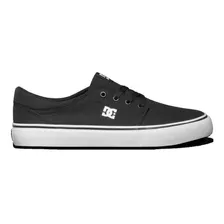 Zapatillas Dc Shoes Trase Canvas Color Negro/blanco - Adulto 4 Us