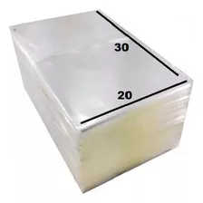 Saquinho Plástico Transparente 20x30 Esp 0,6 300 Un C 1kg Pp