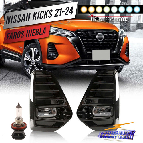 Faros Niebla Nissan Kicks 2021 2022 2023 2024 Halgeno Sunny Foto 2