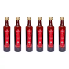 Kit 6 Vinagre De Maçã Orgânico Acidez 4% Serra Gaúcha 500ml