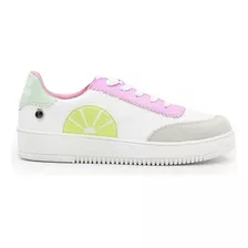 Tenis Blanco Varzim Mujer Loly In The Sky Urbano Comodo