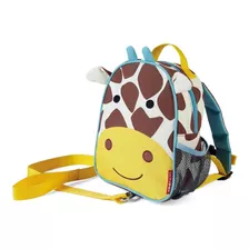 Mini Mochila Infantil Zoo Girafa Alça De Segurança Skip Hop Cor Amarelo