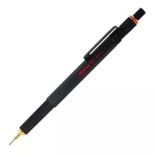 Lápiz Mecánico Retráctil Rotring 800, 0.5 Mm, Barril Negro