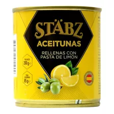 Pack X3 Aceitunas Rellenas C/ Pasta De Limon X200g Stabz