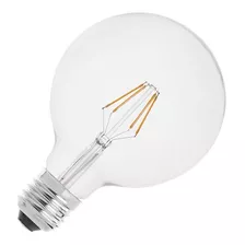 Lampara Led Globo 4w Luz Cálida Philco Filamento Vintage