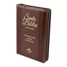 Biblia Reina Valera 1960 Letra Grande Con Estuche E Índice, 