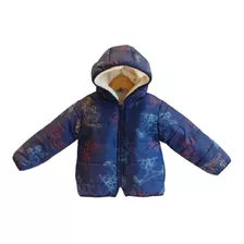 Campera Inflable Escolar Estampada Niños Niñas Con Corderito