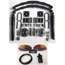 Kit De Suspensão Para Carretinha 500kg Cs E Kit Eletrico