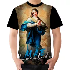Camisa Camiseta Imaculada Conceição Catolicismo