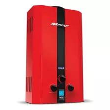 Calentador De Agua A Gas Glp Mirage Flux 6l Rojo