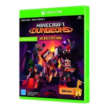 Minecraft Dungeons Hero Edition Xbox One - Mídia Física 