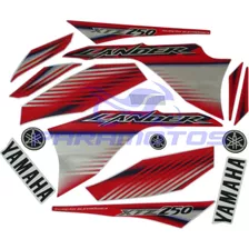 Adesivo Completo Para Yamaha Lander 250 2009 Vermelho 