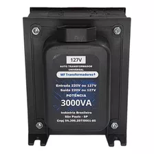 Transformador 110/220 220/110 3000va Tomada Tripolar 20 Amp