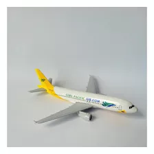 Miniatura De Avião A320 Cebu Pacific Em Metal 16cm