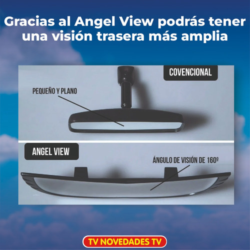 Espejo Retrovisor Gran Angular Angel View Foto 6