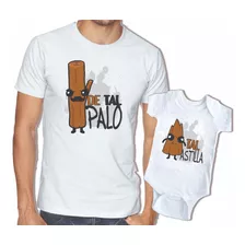 Dúo Playeras Día Del Padre De Tal Palo Tal Astilla