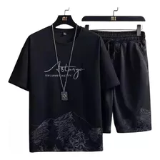 Conjunto De Camiseta Y Pantalón De Hombre, Chándal Hip Hop