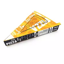 Caixa Embalagem Para Fatia De Pizza Fechada Pacote C/ 50 Und