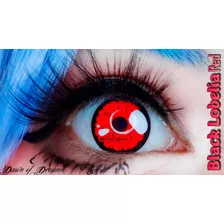 Pupilentes Black Lobelia Red, Cosplay Rojos, Vampiro