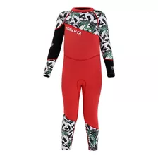 Traje De Neopreno Completo De 2,5 Mm Para Niños Xl Rojo