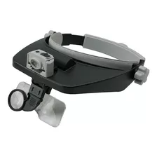 Lupa De Cabeza Luz Led Lentes Intercambiables