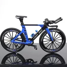 Miniatura Bicicleta Bike Speed Triatlon Ciclismo 1:10 Metal