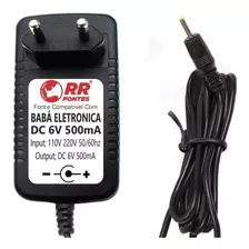 Fonte Carregador Baba Motorola Mpb36 Mpb20 Bivolt 6v 500ma