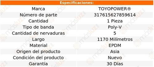 Banda Para Fiat Uno 4 Cil 1.4l 2014/2020 Toyopower Foto 4