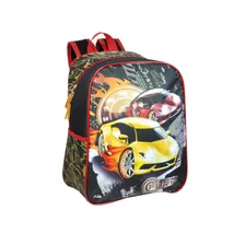 Mochila Infantil Escolar Menino Carros 35 Cm Ref. 6840 Aig