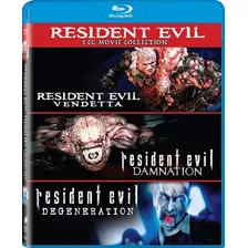 Blu-ray Resident Evil Vendetta + Damnation + Degeneration